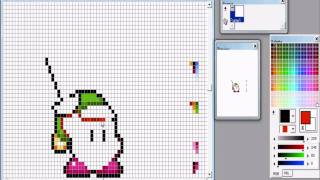 GraphicsGale HD - Sprite Sword Kirby pt1