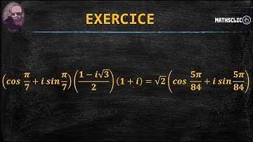 MATHSCLIC : NOMBRES COMPLEXES - EXERCICE -