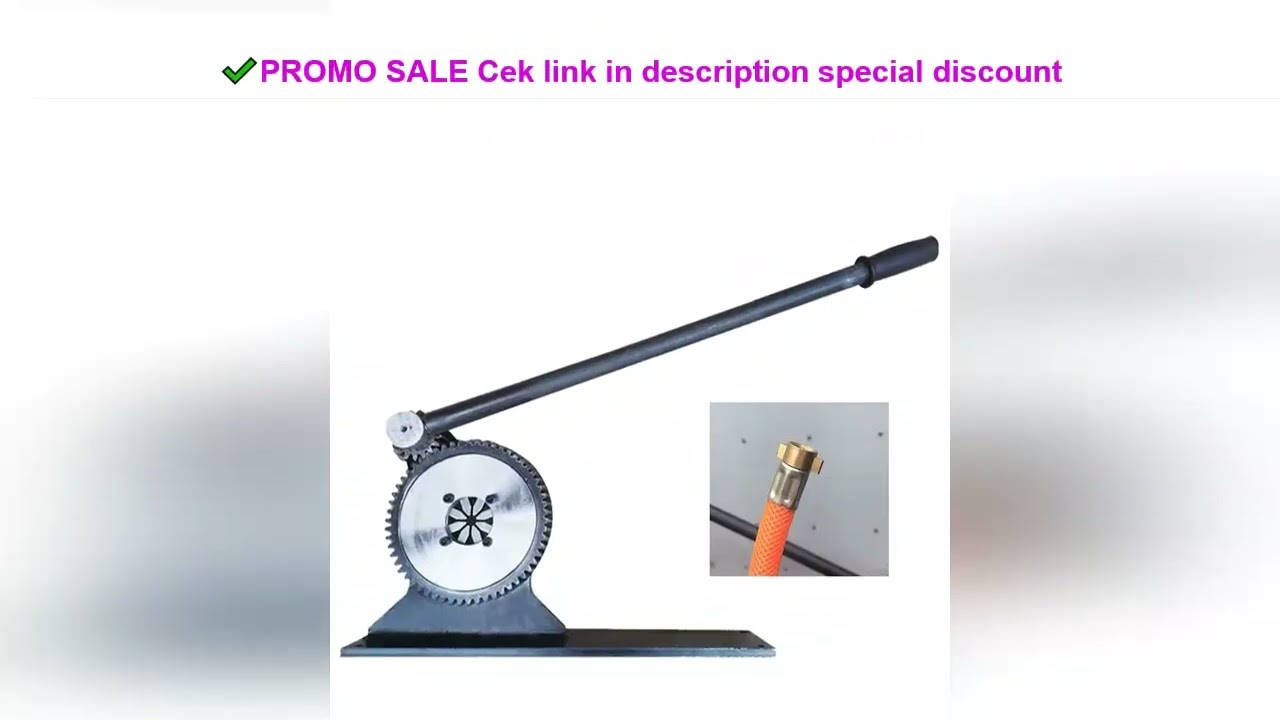 6 Teeth/8 Teeth Hydraulic Pipe Crimping Machine Manual Hose Crimping Press Hose Bender for Plastic P