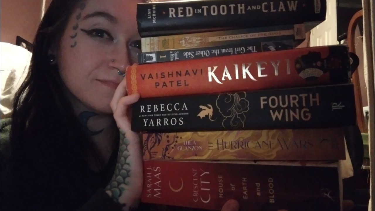 BOOK ASMR 🌟 haul & what I read