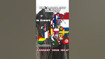 Find 3 correct flags in Europe (part 1) #countries #flags #mapping #africa #shorts #geography