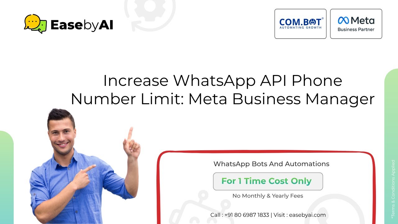 Increase WhatsApp API Phone Number Limit: Meta Business Manager - YouTube