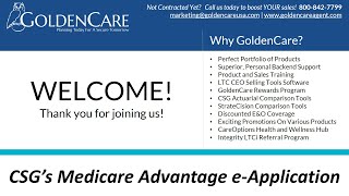 CSG's Medicare Advantage e-App Demo