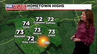 Temperatures rebound on Wednesday before our next shot of cold air arrives Friday