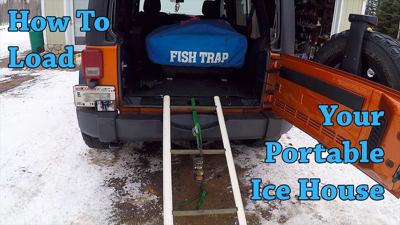 How To Easily Load Your Portable Ice House 