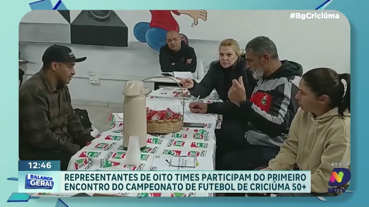 Criciúma inicia organização do Campeonato Municipal 50+ - QTU Questões do Universo