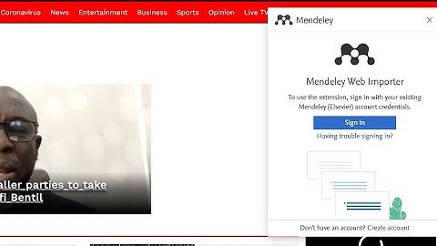 Citing and Referencing a Website/Webpage using Mendeley Web Importer. Part 1