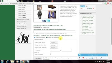 How To Convert An Audio MP3 To AIFF  Format Using Online Convert com