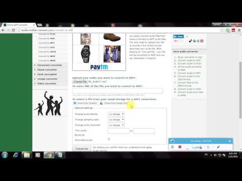 How To Convert An Audio MP3 To AIFF  Format Using Online Convert com