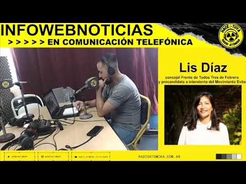 Lis Díaz 05/04/23 - Entrevista de Adrián Cordara en Infowebnoticias RADIO