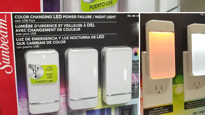 Costco! Sunbeam Power Failure Color Night Light 3 PK! $24!!
