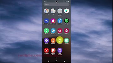 Samsung Galaxy S20 : How to enable or disable face recognition stay on lock screen (Android 10)