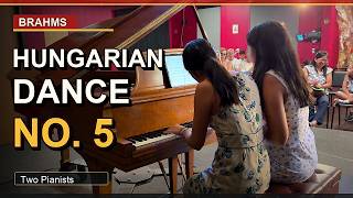 Brahms: Hungarian Dance No. 5 for Two Pianists