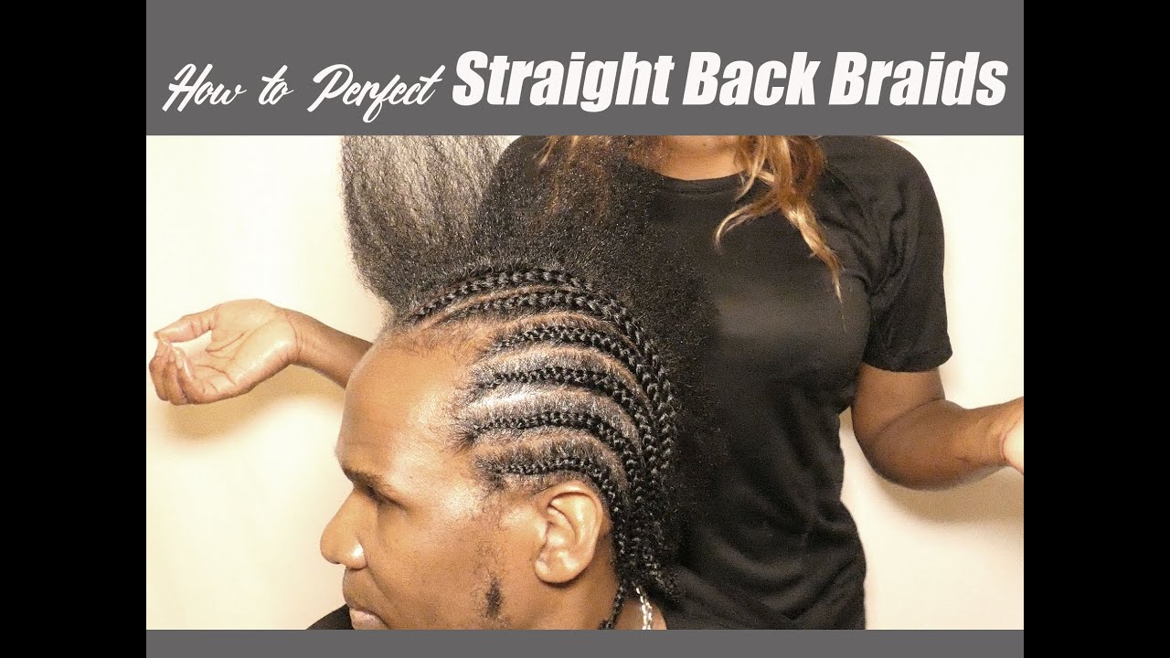HOW TO STRAIGHT BACK CORNROWS FOR BEGINNERS