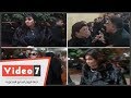 نبيلة عبيد وفيفى عبده ونجوى فؤاد وتامر حبيب فى عزاء شقيقة رجاء الجداوى