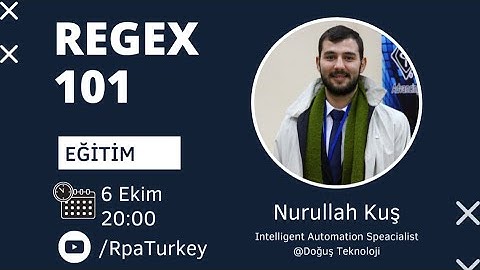 REGEX 101 - Nurullah Kuş