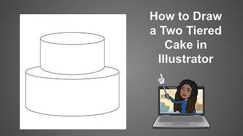 How to Draw a Two Tiered Cake in Adobe Illustrator