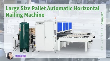 Large Size Pallet Automatic Horizontal  Nailing Machine