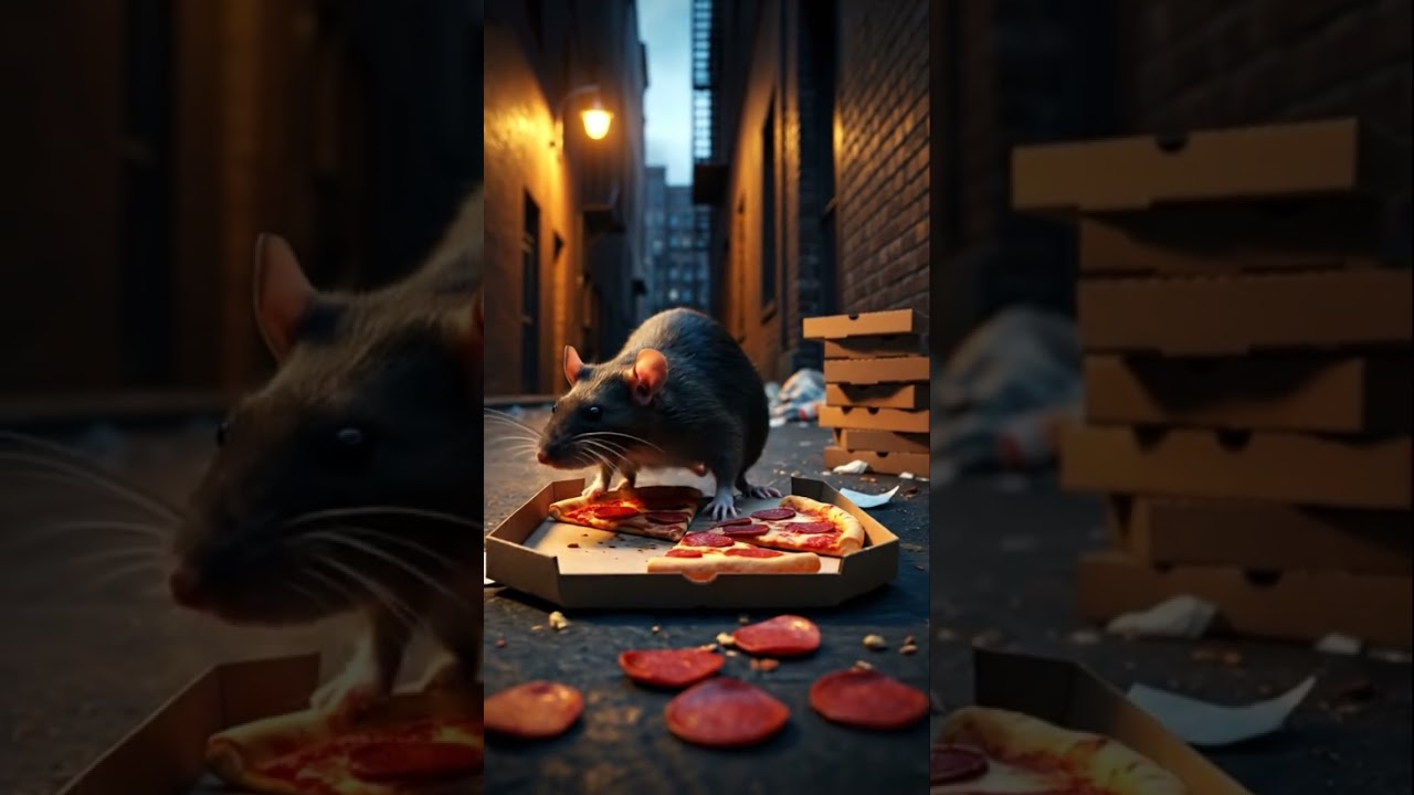 Ratatouille #DreamScreenAI #pizza #subscribe #trend #thankyou #animation #cat #rat