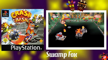 Crash Bash - Swamp Fox - [Trophy + Gem + Crystal] || Warp Room 5