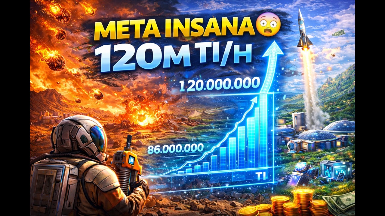 QUEBRANDO O JOGO? 120 MILHÕES DE TI/H 🔥 | Planet Crafter #5 - (Live Vertical)