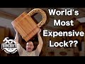Building a Massive Wooden Padlock. Completing the Shackle and Lock Body.  FarmCraft101