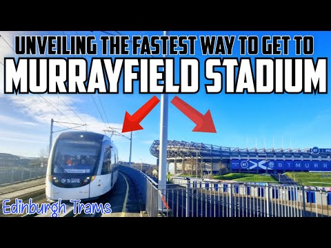 Unveiling the Fastest way to get to Murrayfield stadium from Edinburgh city centre!!