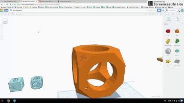 How to create custom dice on TinkerCAD