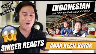 Bataknese Children of North Sumatra - Esterlina [cover] anak kecil Batak | SINGER REACTS