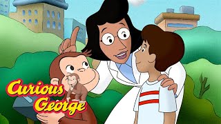 george fixes the remote control curious george kids cartoon