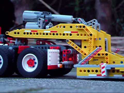 Lego lowboy trailer - YouTube