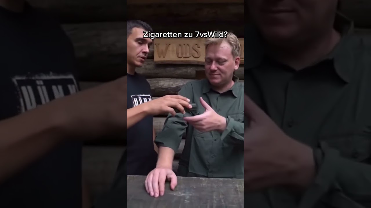 Knossi nimmt Zigaretten zu 7 vs. Wild mit 😂 