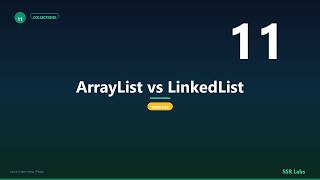 ArrayList vs LinkedList | Medium | Java Interview Prep #11 Java Collection Framework List Interface Intro With Arraylist And Linkedlist