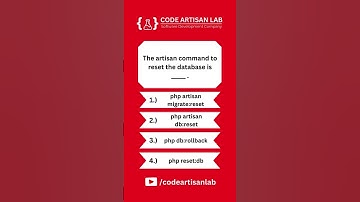 Resetting Database in Laravel