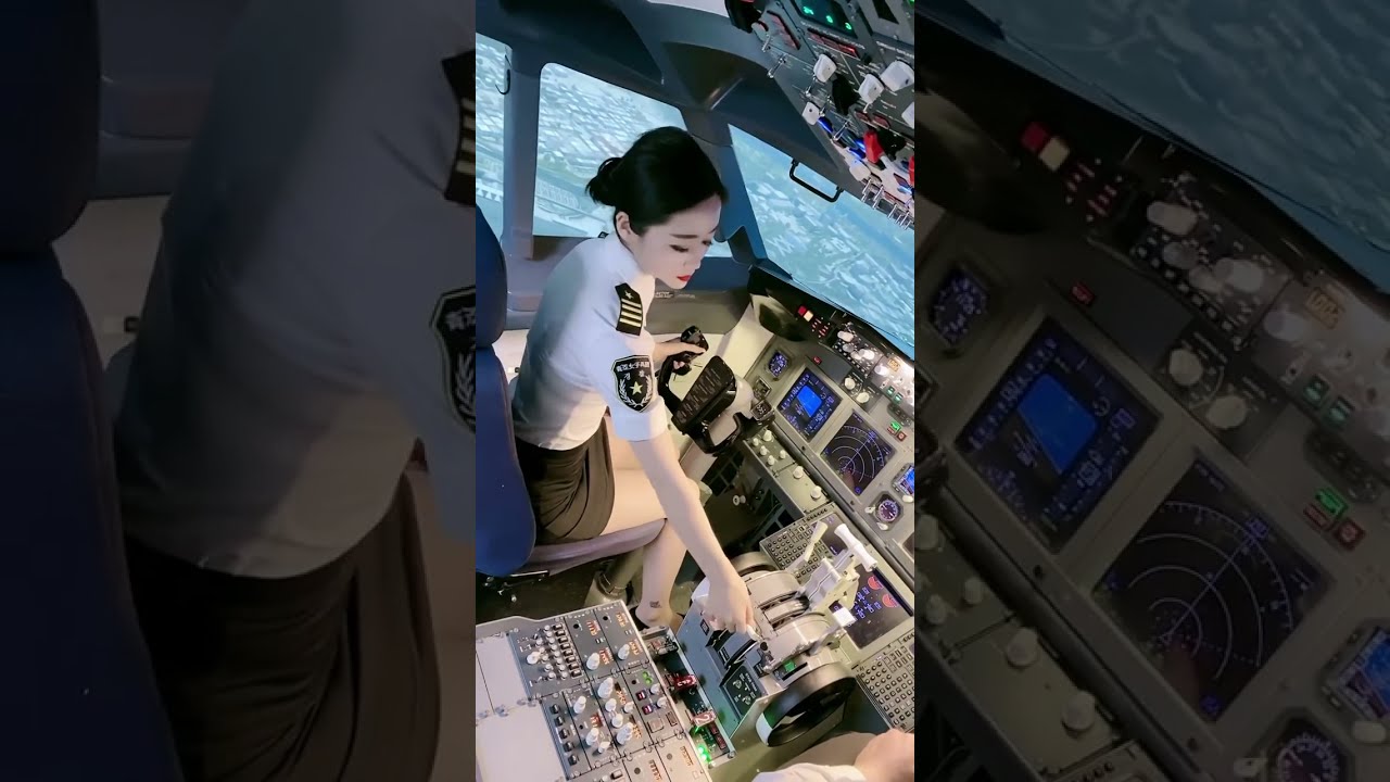 Pretty Girl Pilot China Airline EP 94 Inside The S Cockpit