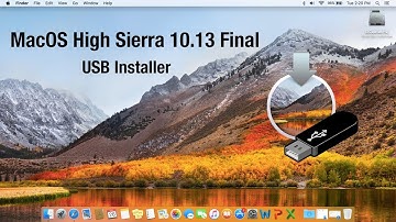 How to Create MacOS High Sierra 10.13 Final USB Installer
