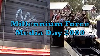 Millennium Force Media Day 2000