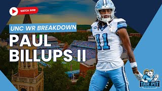 Part Five: Paul Billups II | Breaking Down the UNC Wide Receiver Room