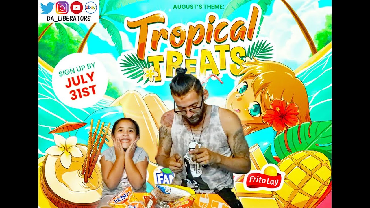 Tokyo Treat August 2021 Box "TROPICAL TREAT THEME" *Da Liberators Edition*