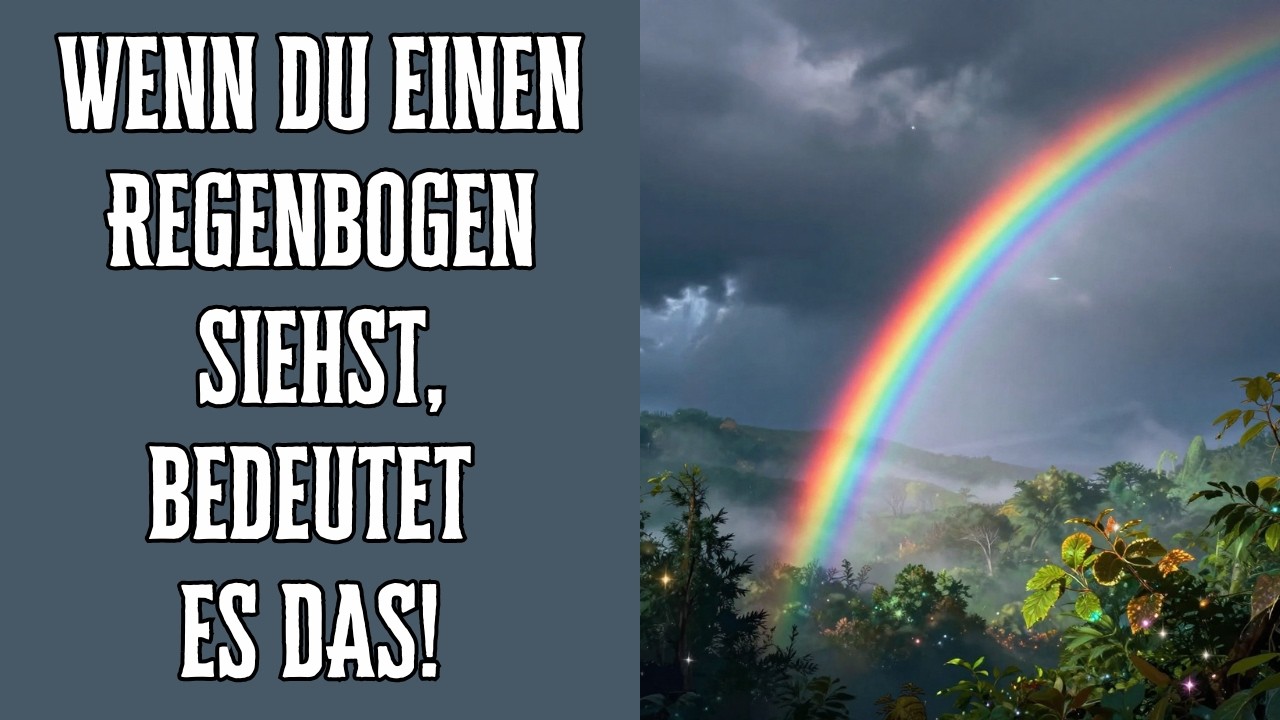 Wenn du einen Regenbogen siehst, bedeutet es DAS! 🌈