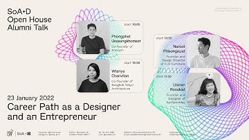 SoA+D Open House 2022 : Alumni Talk Day 2