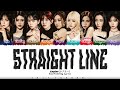Kep1er   straight line lyrics color codedkanromeng