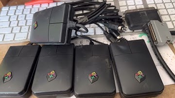 NeXT Non ADB Mouse nest lol testing them out   Repair if needed And scsi 2 to 1 cable now works .