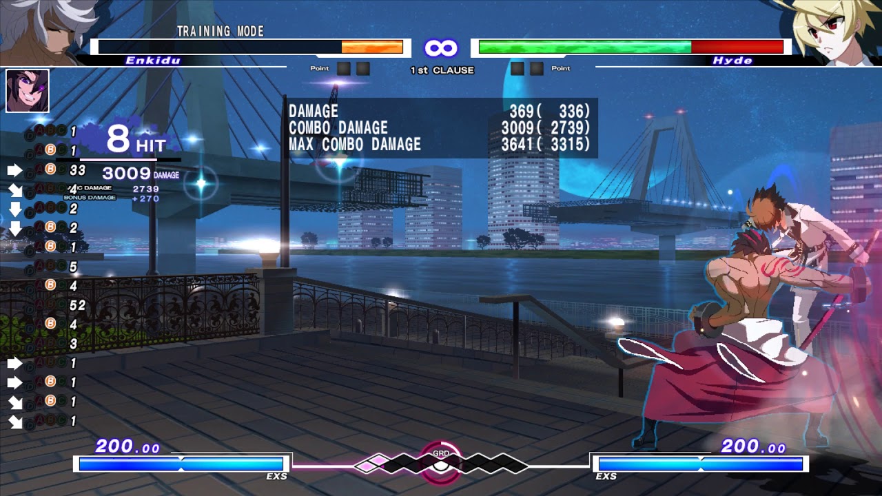 UNIST Enkidu Meterless Corner Combo