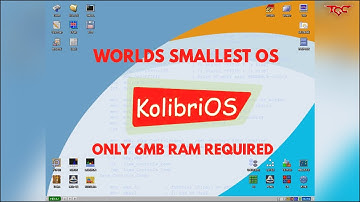 Testing Worlds Smallest Operating System on 6MB Ram | Kolibri Os