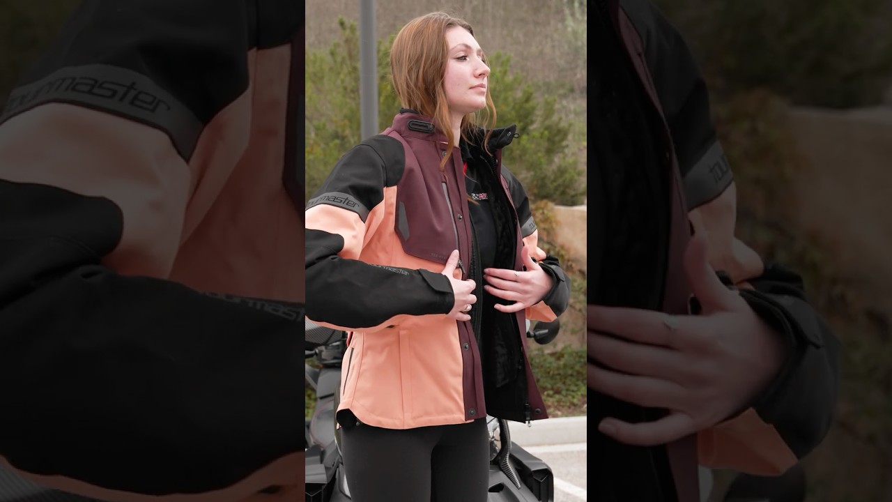 Women's Discovery Riding Jacket by Tourmaster (Raisin/Canyon Sunset)
