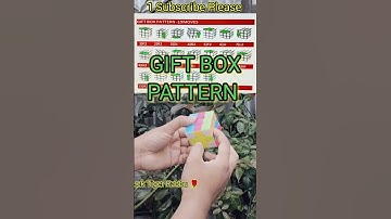 Gift box Pattern|🔥|How to make Gift box Pattern on Rubik