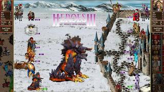 Heroes 3 COMBAT One year growth Tower was attacked by Highlands screenshot 1