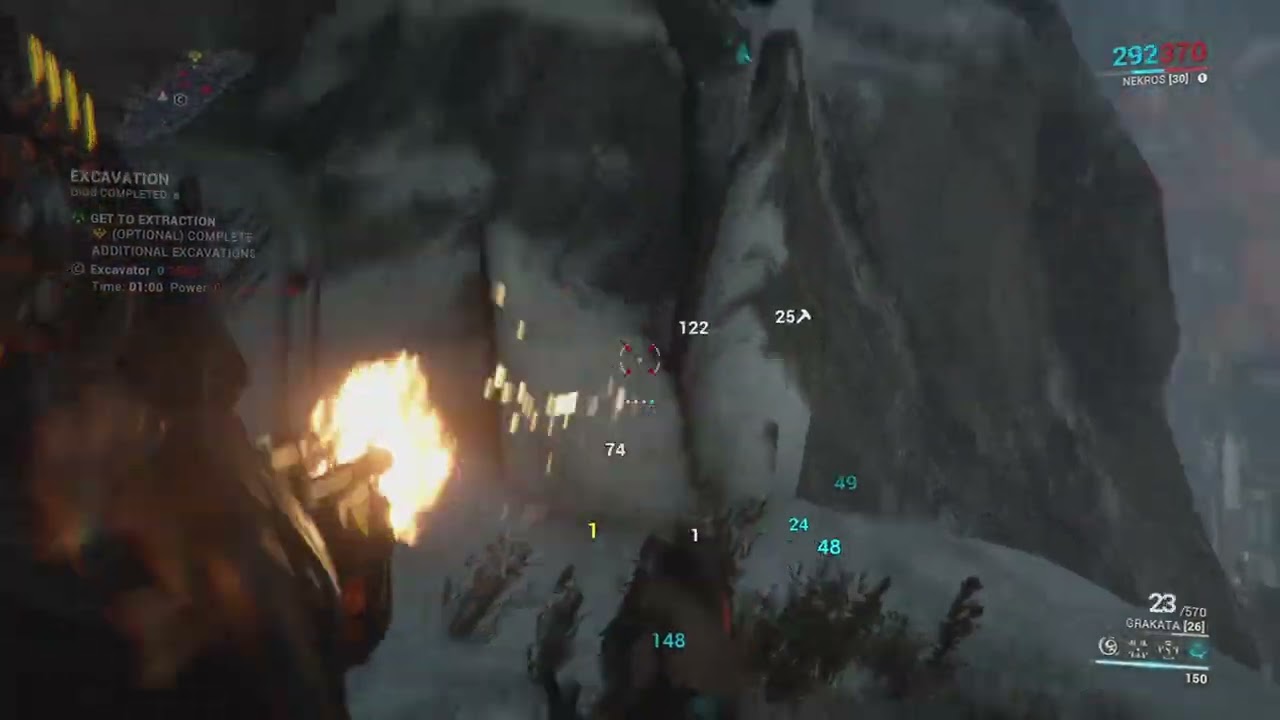 Warframe DUAL ZOREN , GRAKATA Excavation mission 3