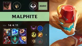 (GMB Mario) Malphite Jungle vs Jax - EUW Master Patch 26.15